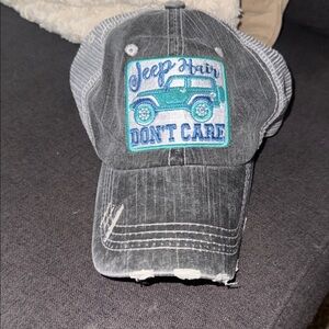 Katydid Gray and Blue Trucker Hat